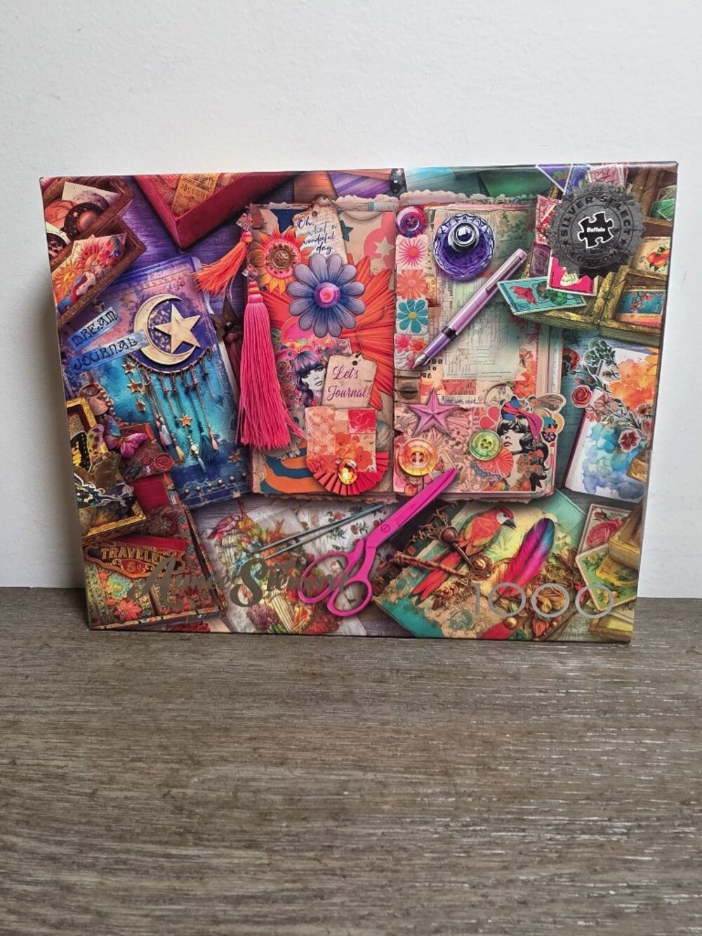 The Junk Journaler's Desk - 1000 Piece Aimee Stewart Puzzle by Buffalo Games NEW